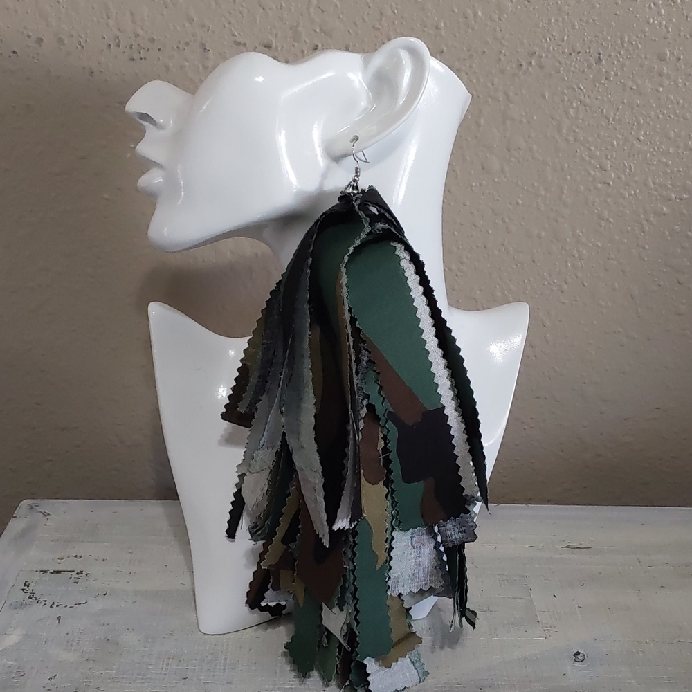 Handcrafted tassel earrings